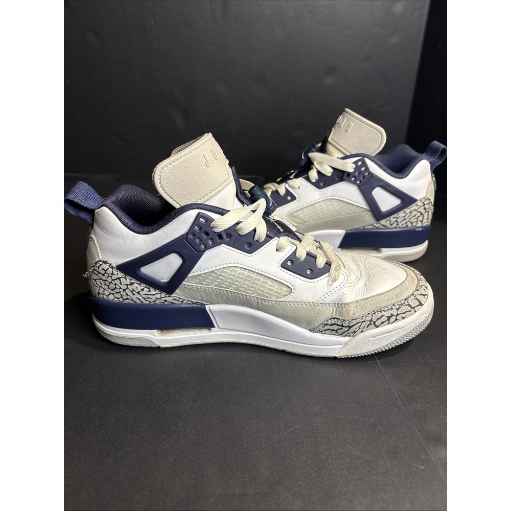 Size 8.5 - Air Jordan Spizike Low White Midnight Navy - Picture 6 of 16